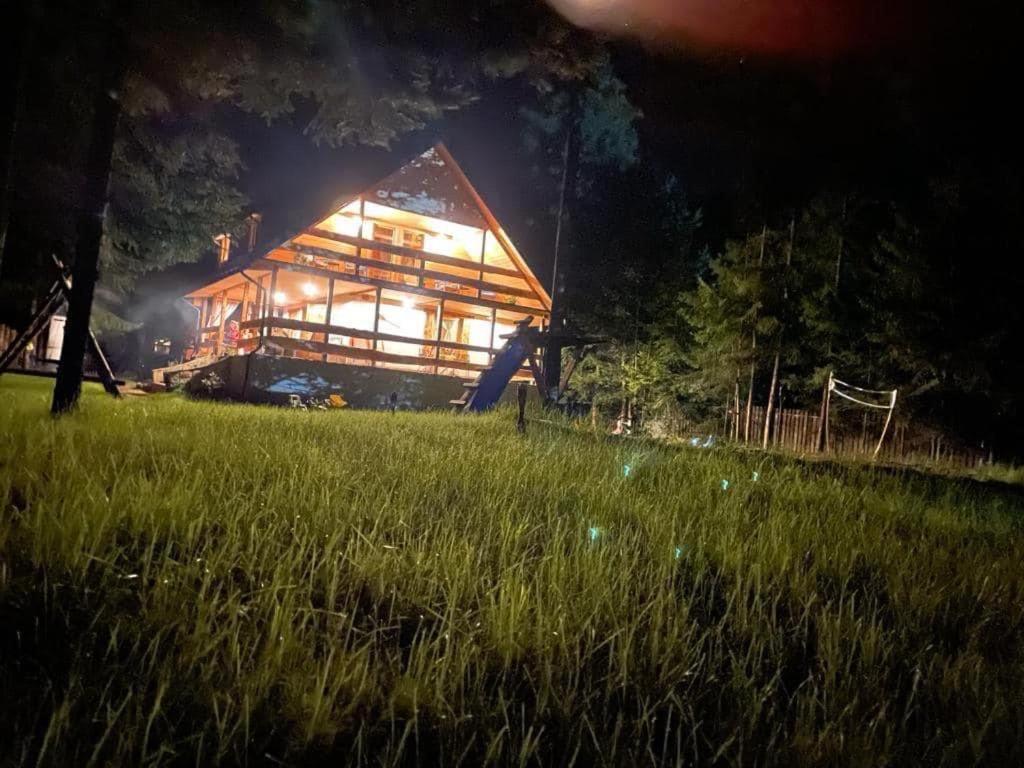 Domek Serce Lasu Hutki エクステリア 写真